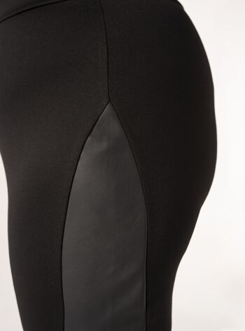 Legging en maille milano avec fausse fourrure 4