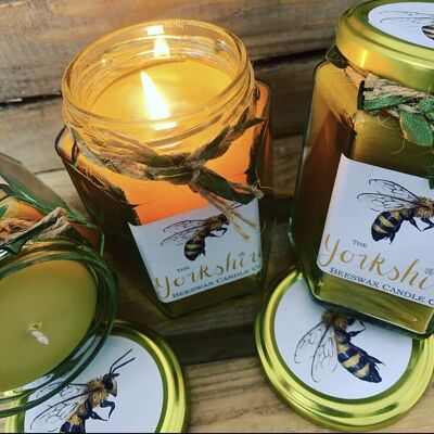 Large indoor/outdoor Beeswax Candle