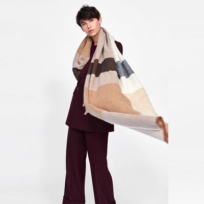 Echarpe femme | écharpe chaude d'hiver | mélange de laine | différentes couleurs | 200x70cm