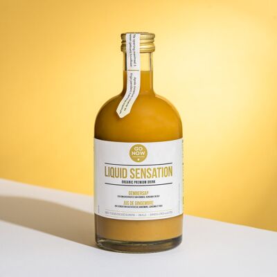 Sensation Liquide 500ml | Jus de gingembre sans alcool | Sans sucres ajoutés | Thé au gingembre | coup de gingembre