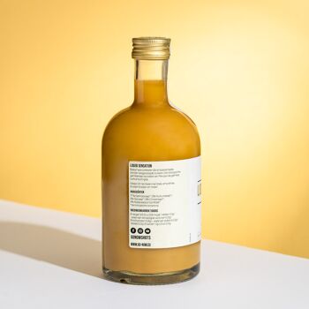 Sensation Liquide 500ml | Jus de gingembre sans alcool | Sans sucres ajoutés | Thé au gingembre | coup de gingembre 2