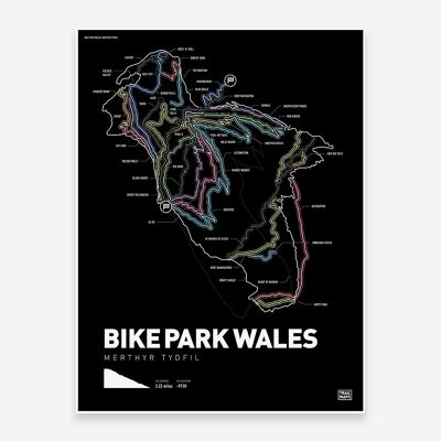 Bike Park Wales Kunstdruck