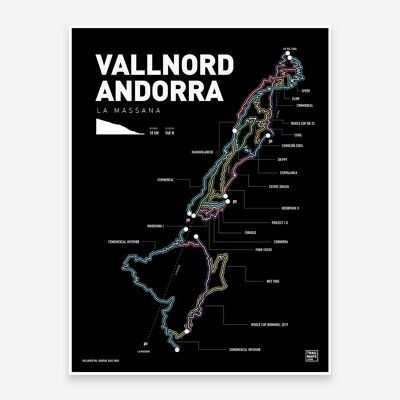 Vallnord Andorra Kunstdruck