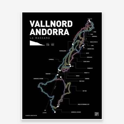 Vallnord Andorra Kunstdruck