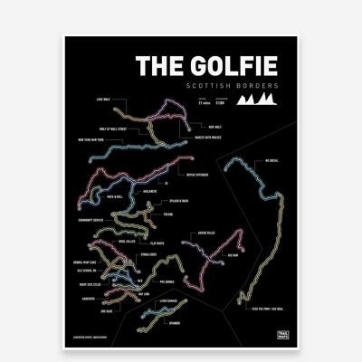 The Golfie Innerleithen Art Print