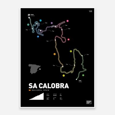 Sa Calobra Ciclismo Lámina artística