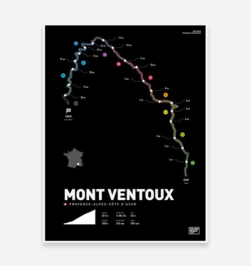 Mont Ventoux Art Print