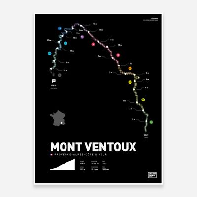 Stampa artistica del Mont Ventoux