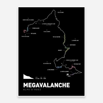 Megavalanche-Kunstdruck