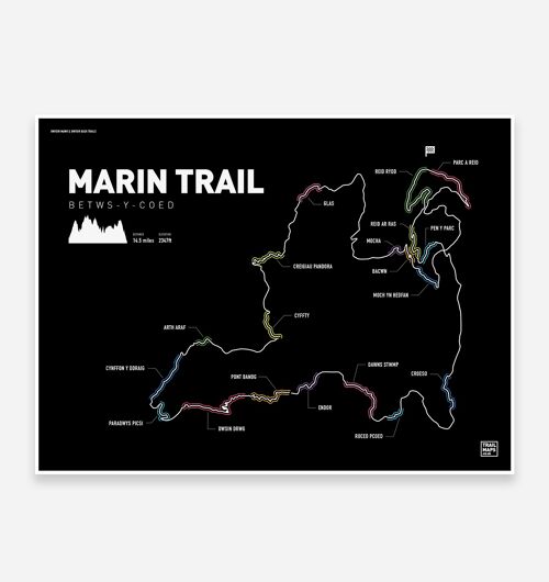 Marin Trail (Gwydir Mawr) Art Print