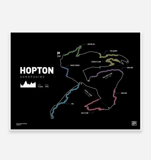 Hopton Trail Map Print