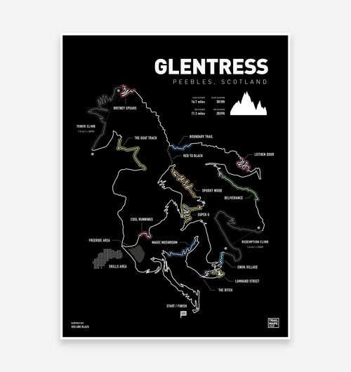 Glentress Art Print