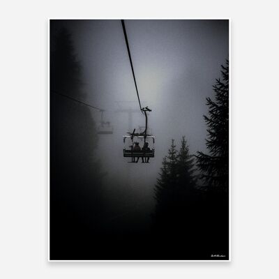 Chair Lifts - MTB Art Print