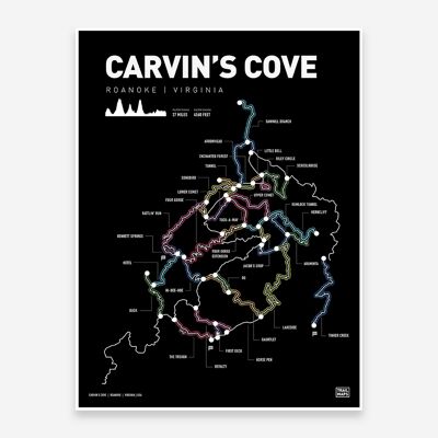 Vélo de montagne de Carvin's Cove Virginia Impression artistique