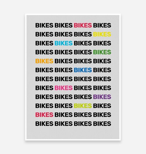 Bike Mad Art Print