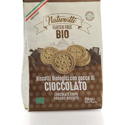 Biscotti con Gocce di Cioccolato & senza glutine -  Naturotti