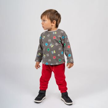 Pantalon de chándal rouge pour bébé POCOTERO 5