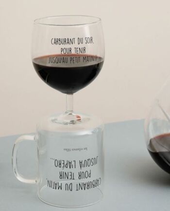 Idée cadeau : verre à vin et verre à thé/café 2