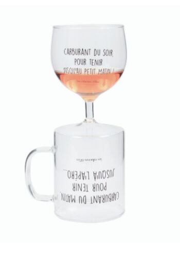Idée cadeau : verre à vin et verre à thé/café 3