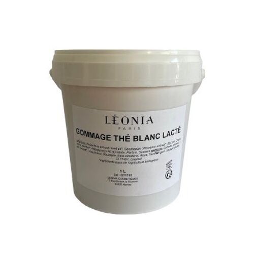 Gommage Thé Blanc Lacté - Exfoliant & Hydratant / Format cabine : 1Kg