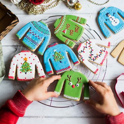 Kit de cuisson de biscuits Jumper de Noël