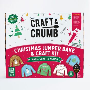 Kit de cuisson de biscuits Jumper de Noël 2