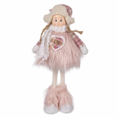 POUPEE POUPEE DEBOUT ROSE H.46 CM