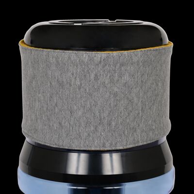 HOUSSE FONTAINE 7 LITRES BAC SUPERIEUR GRIS CLAIR / JAUNE