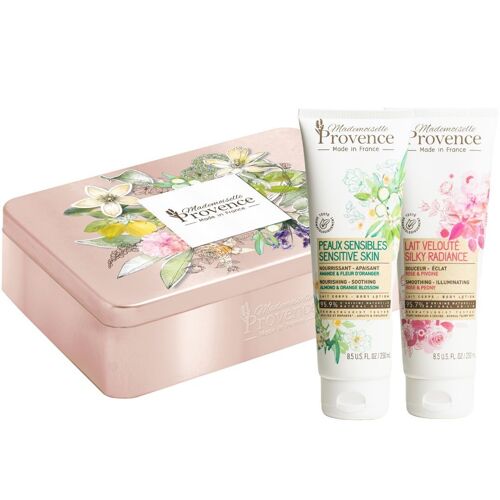 COFFRET ECRIN - DUO NOURRISSANT LAIT CORPS - Amandes & Rose