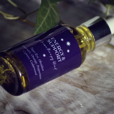 Energy & support aromatherapy pulse points oil