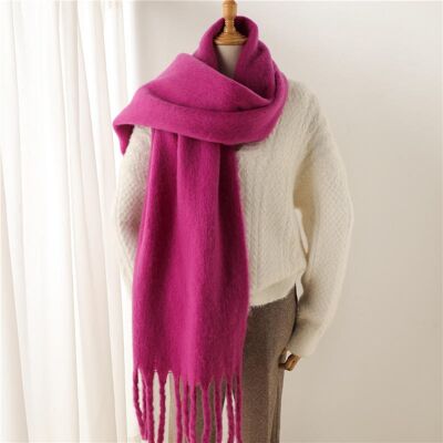 Echarpe longue femme | hiver | foulard épais | diverses couleurs | 200x70cm