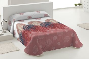 Couette Couette Nordic 300Gr Donegal Collections Cast Bed 105cm Rose 1