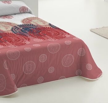 Couette Couette Nordic 300Gr Donegal Collections Cast Bed 105cm Rose 3