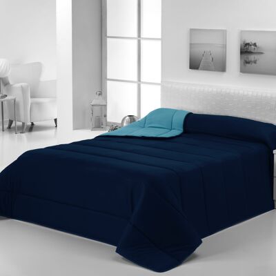 Duvet Duvet 300gr Bicolor Reversible Bed 200cm Blue / Turquoise