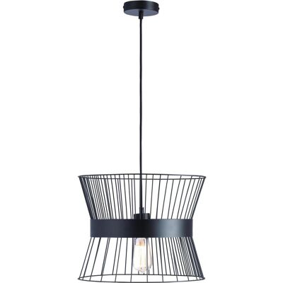 Suspension 26620NO Noir - abat jour Metal