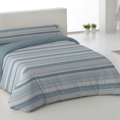 Funda Nórdica de Dos Piezas Albry Azul Cama 105 cm