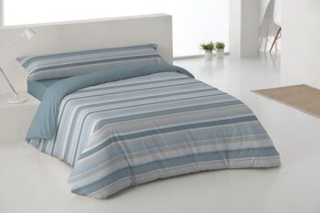 Housse de couette 2 pièces Albry Bleu Lit 135 cm 3