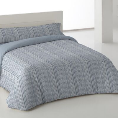 Funda Nórdica de Dos Piezas Decoy Indigo Cama 180 cm