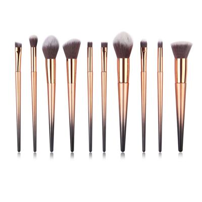 Set of 10 professional brushes - Complexion & eyes