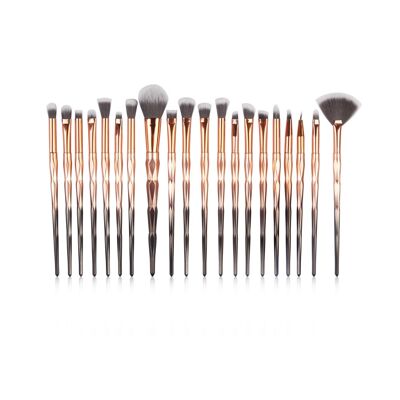 Set of 20 professional brushes - Complexion, eyes & lips