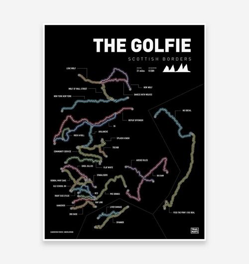 The Golfie Innerleithen Art Print