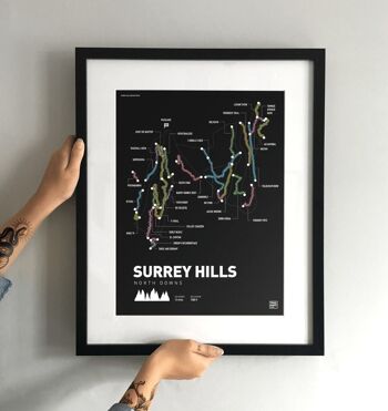 Surrey Hills MTB Art Print 2