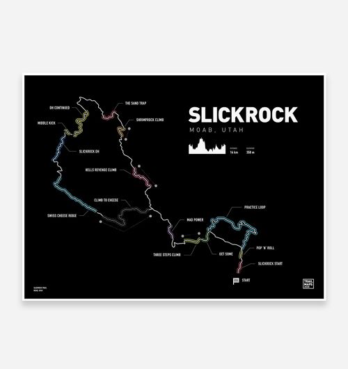 Slickrock Utah Art Print