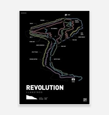 Revolution Trail Map Print 1