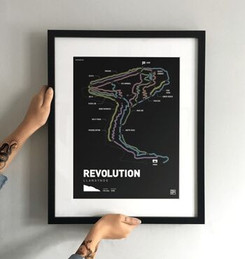 Revolution Trail Map Print 2
