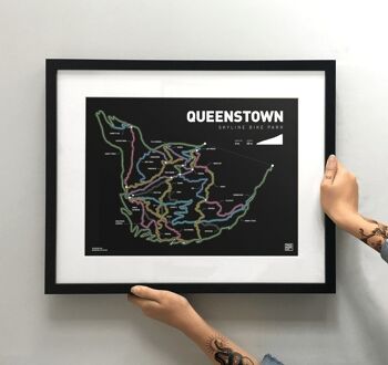 Queenstown Skyline Bike Park Art Print 2