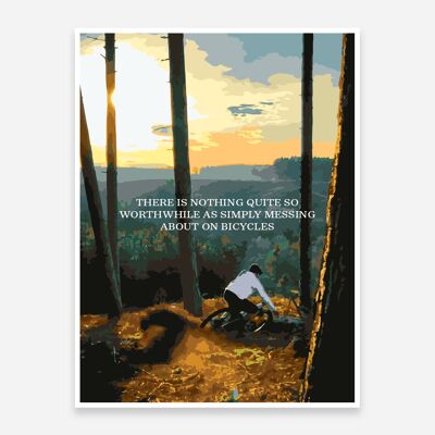 Nothing Quite So Simple MTB Art Print