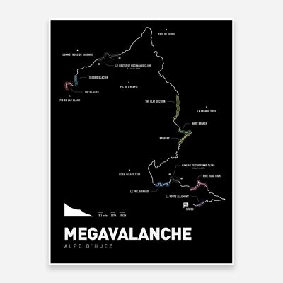 Megavalanche Art Print