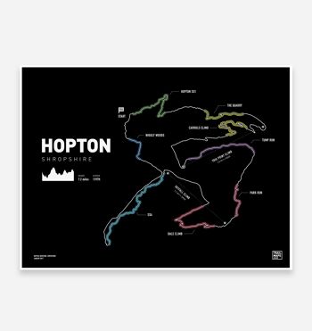 Hopton Trail Map Print 1