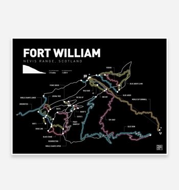Fort William Nevis Range Art Print 1